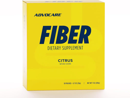 AdvoCare Fiber Dietary Supplement - Citrus, 10 Pouches