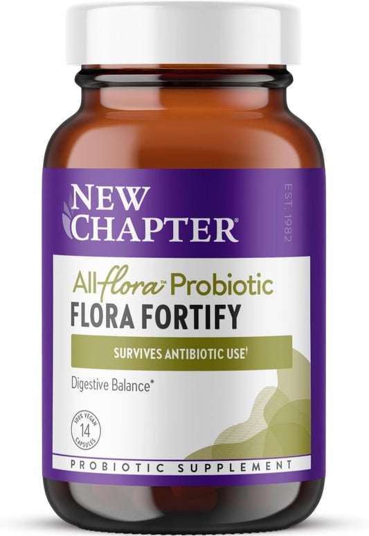 New Chapter All-Flora Probiotic Flora Fortify - 14 count