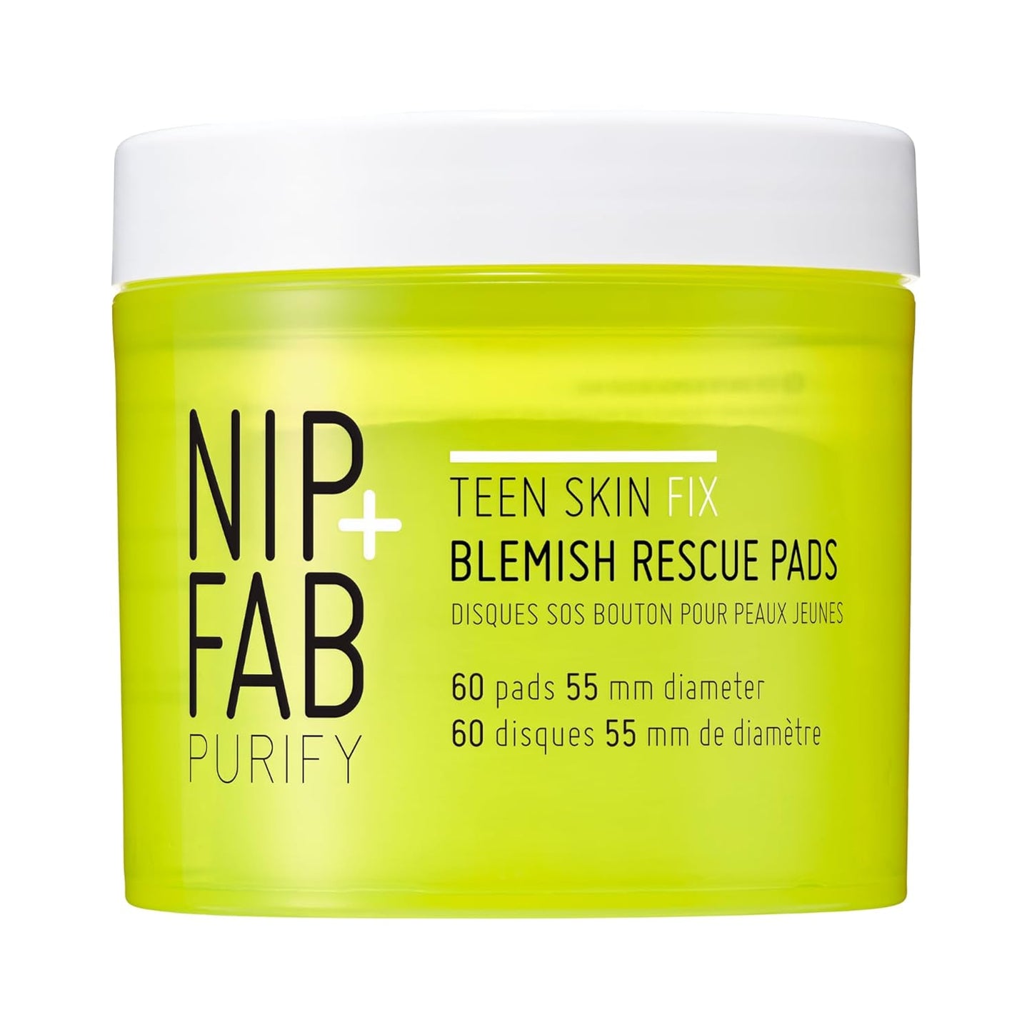 Nip + Fab Teen Skin Fix Zero Breakout Rescue Face Pads - 60 Count