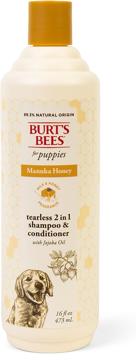 Burt's Bees for Pets Manuka Honey Tearless 2-in-1 Dog Shampoo - 16 Fl Oz