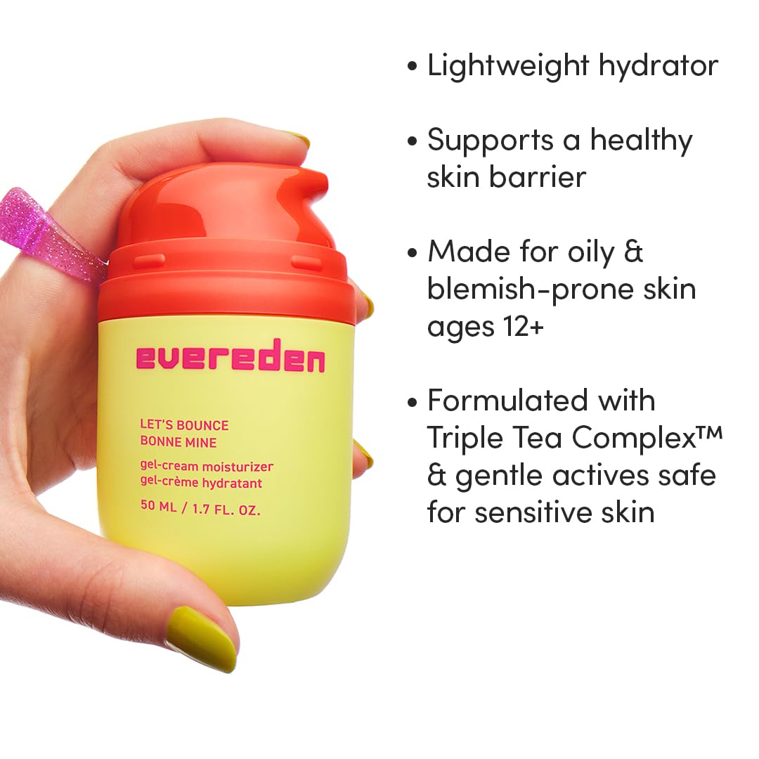 Evereden Let's Bounce Gel-Cream Preppy Skincare Moisturizer