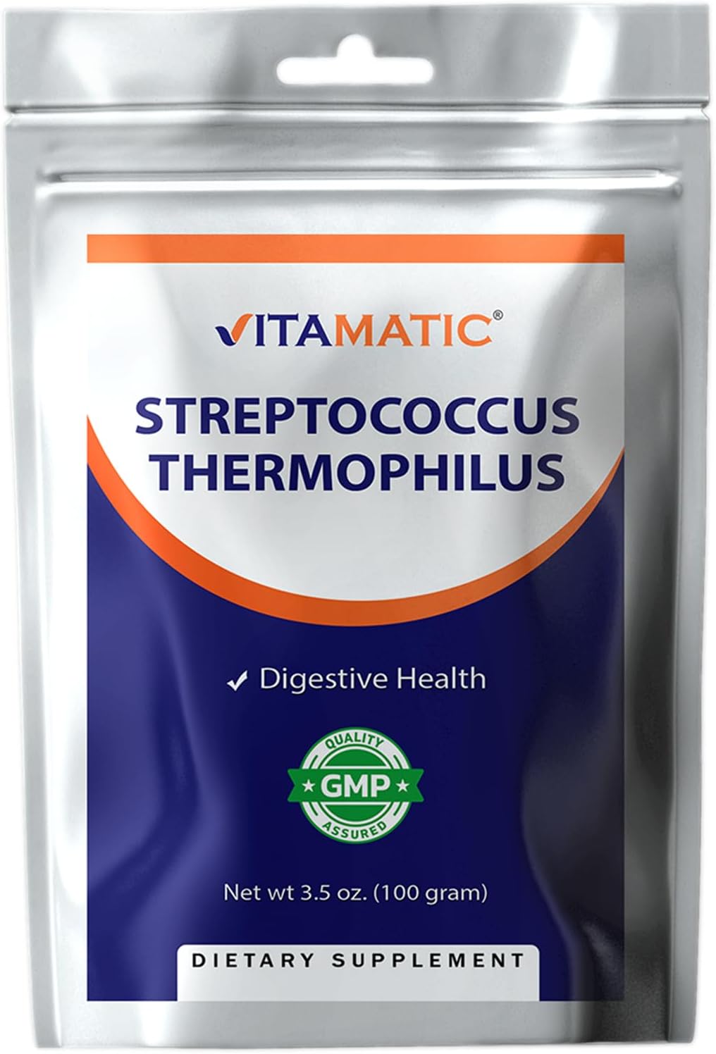 Vitamatic Streptococcus Thermophilus Probiotic Powder - 100 Gram (3.5 OZ)