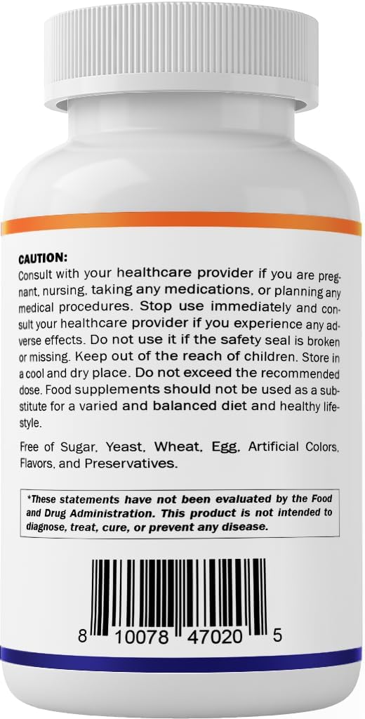 Vitamatic Pantothenic Acid (Vitamin B5) 500 mg- 200 Capsules