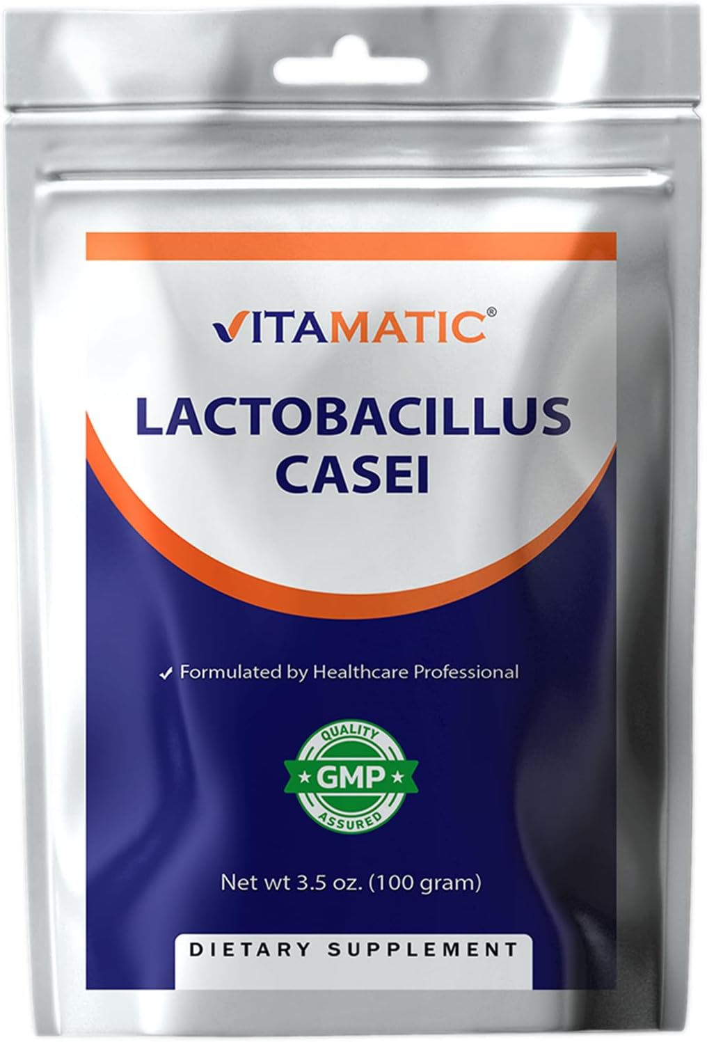 Vitamatic Lactobacillus Casei Probiotic Powder - 100 Gram (3.5 OZ)