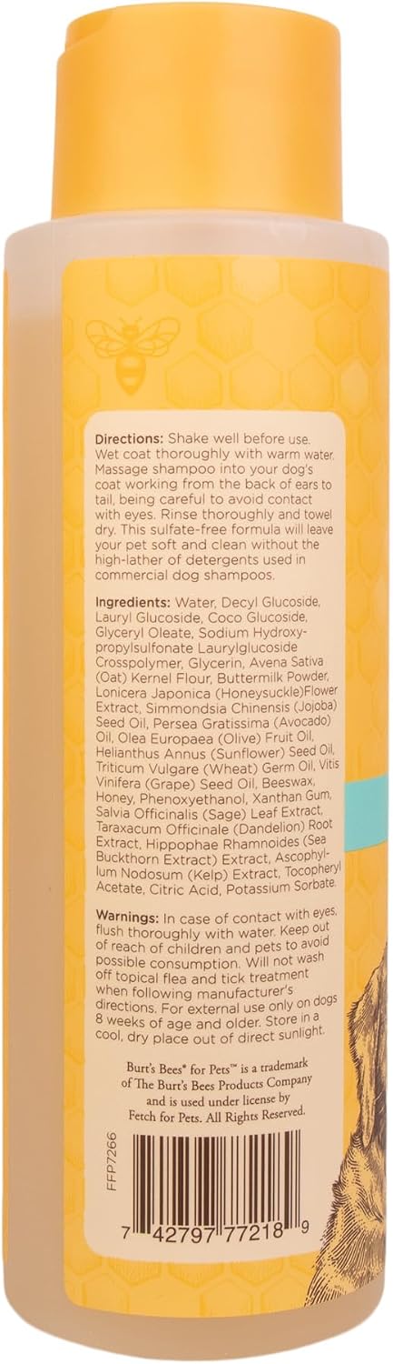 BURT'S BEES FOR PETS Itch Soothing Dog Shampoo - 16 Fl Oz