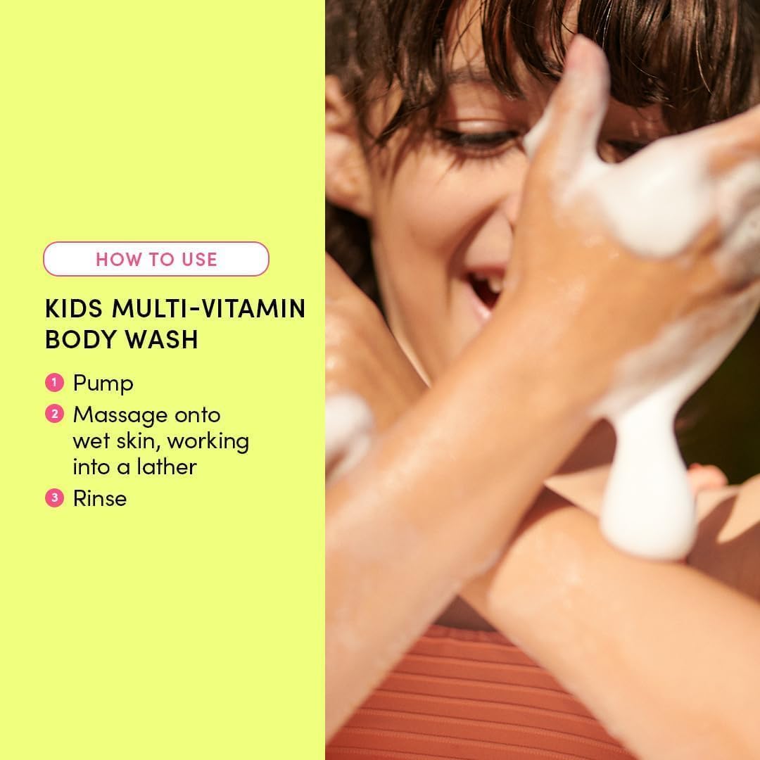 Evereden Kids Shampoo and Conditioner 2 in 1 and Kids Body Wash set