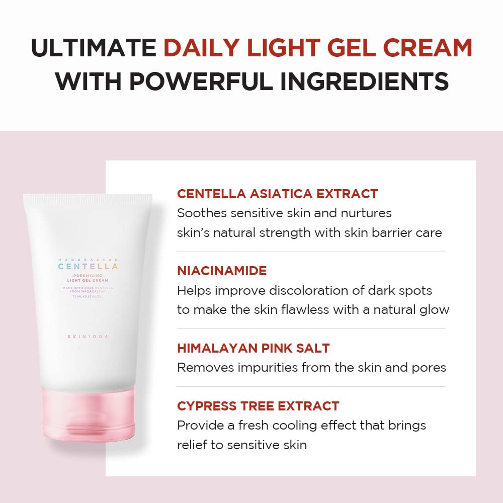 SKIN1004 Madagascar Centella Poremizing Light Gel Cream  - 2.53 fl.oz