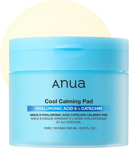 Anua 8 Hyaluronic Acid Catechin Calming Pad - 110 Pads