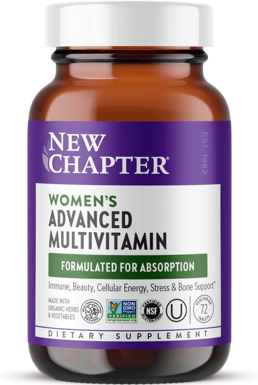 New Chapter Women's Multivitamin Advanced - 72 Count