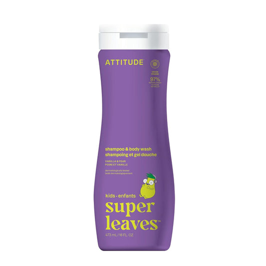 ATTITUDE Shampoo and Body Wash for Kids -16 Fl Oz