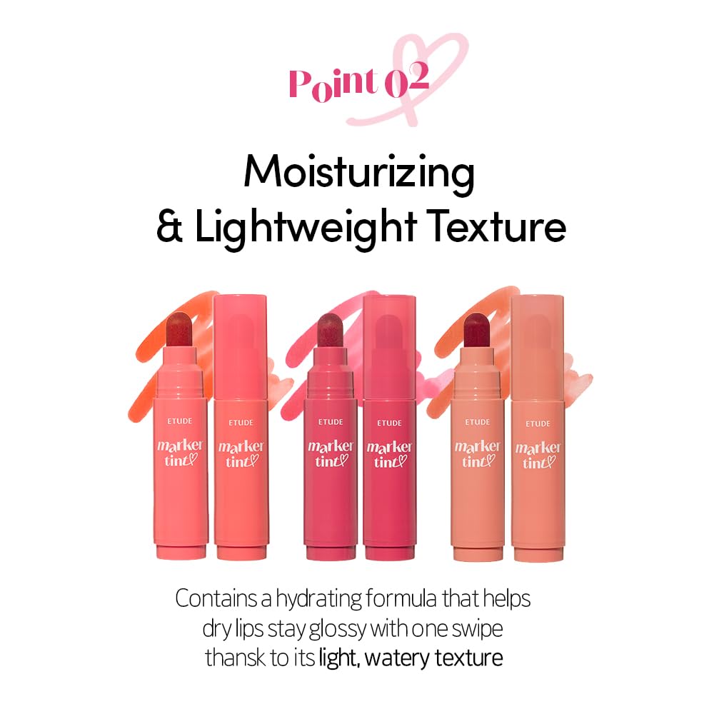 ETUDE Dear Darling Marker Tint #1 Raspberry Pop (5g)