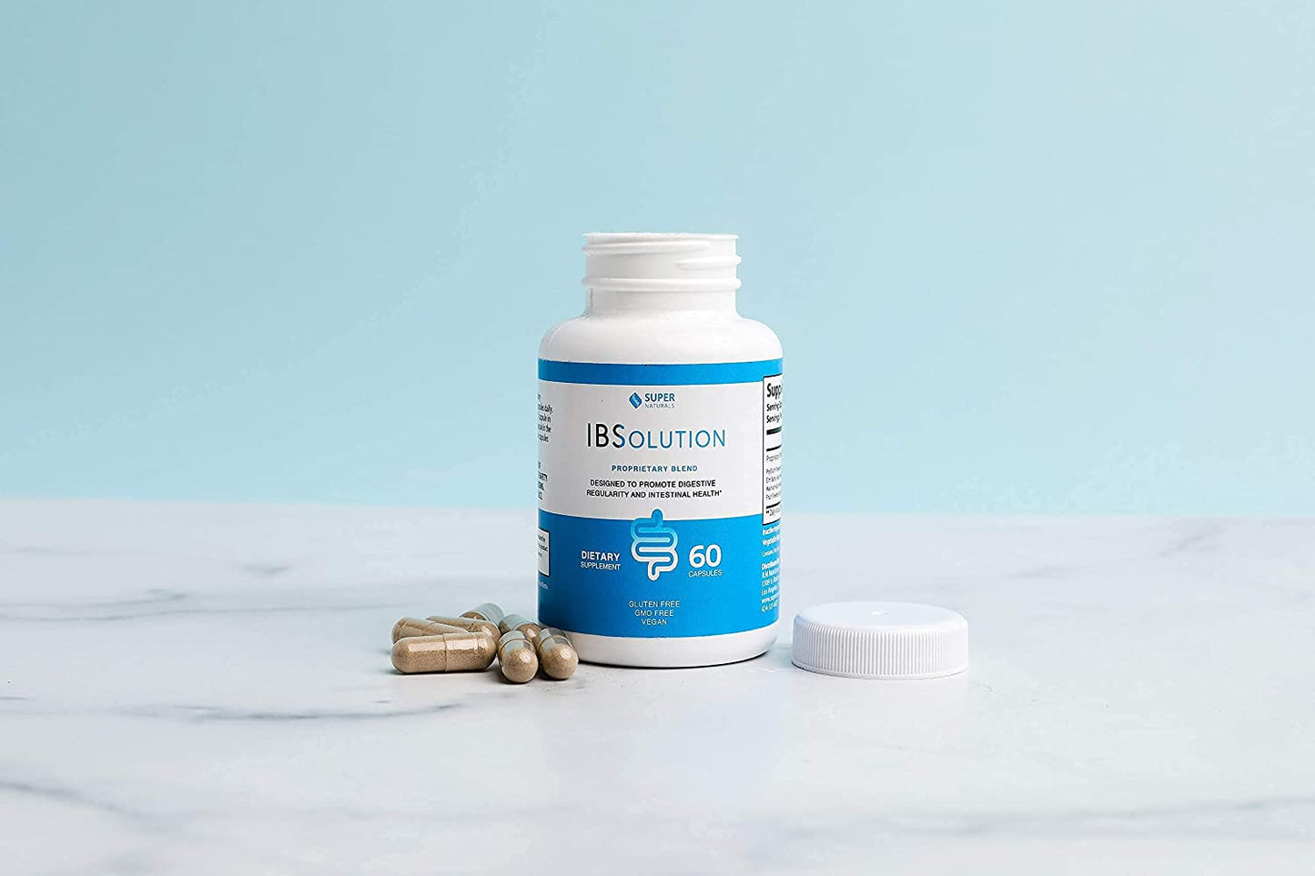 IBSolution - All-Natural Supplement to Support Digestive Health, (60 Capsules)