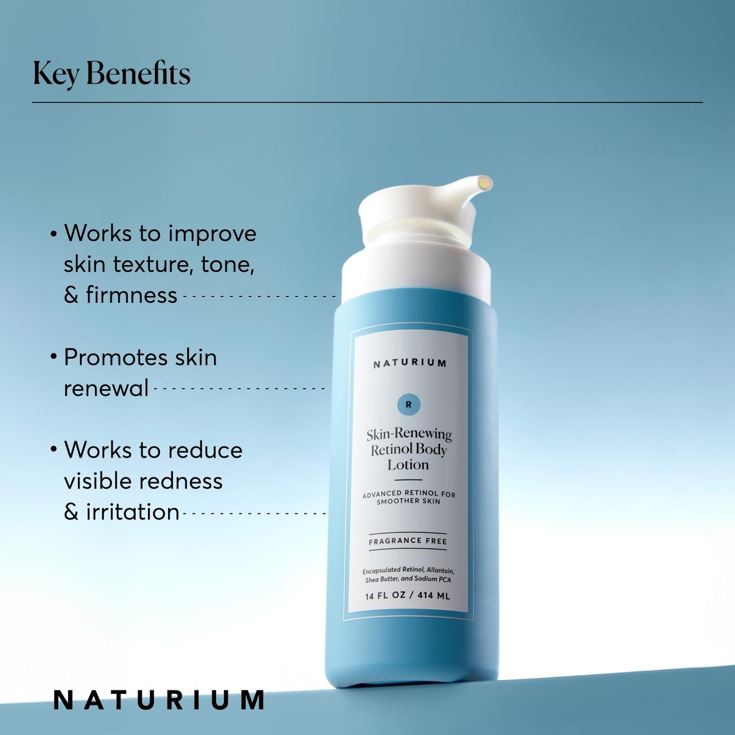 Naturium Skin-Renewing Retinol Body Lotion Jumbo - 14 oz