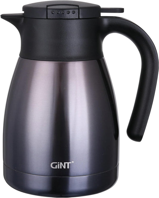 GiNT 1L / 34Oz Thermal Coffee Carafe, Insulated Stainless Steel Coffee Carafes for Keeping Hot Purple