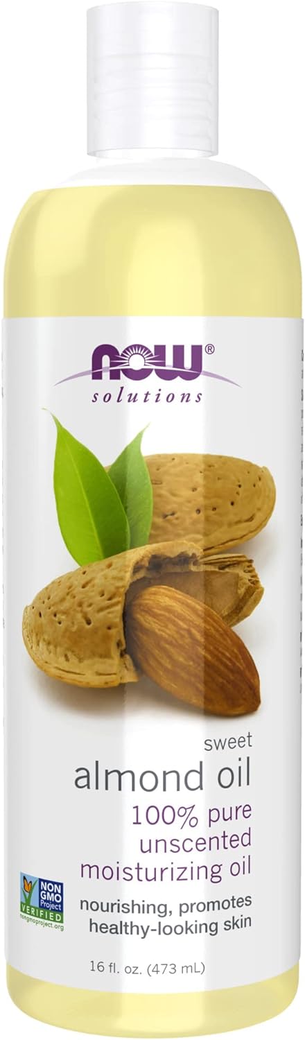 NOW Solutions, Sweet Almond Oil, 100% Pure Moisturizing Oil