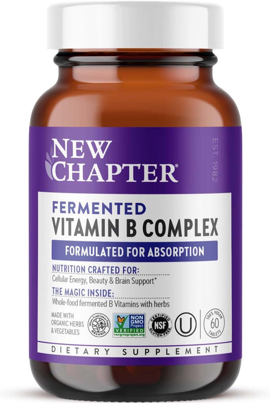 New Chapter Fermented  Vitamin B Complex - 60 count