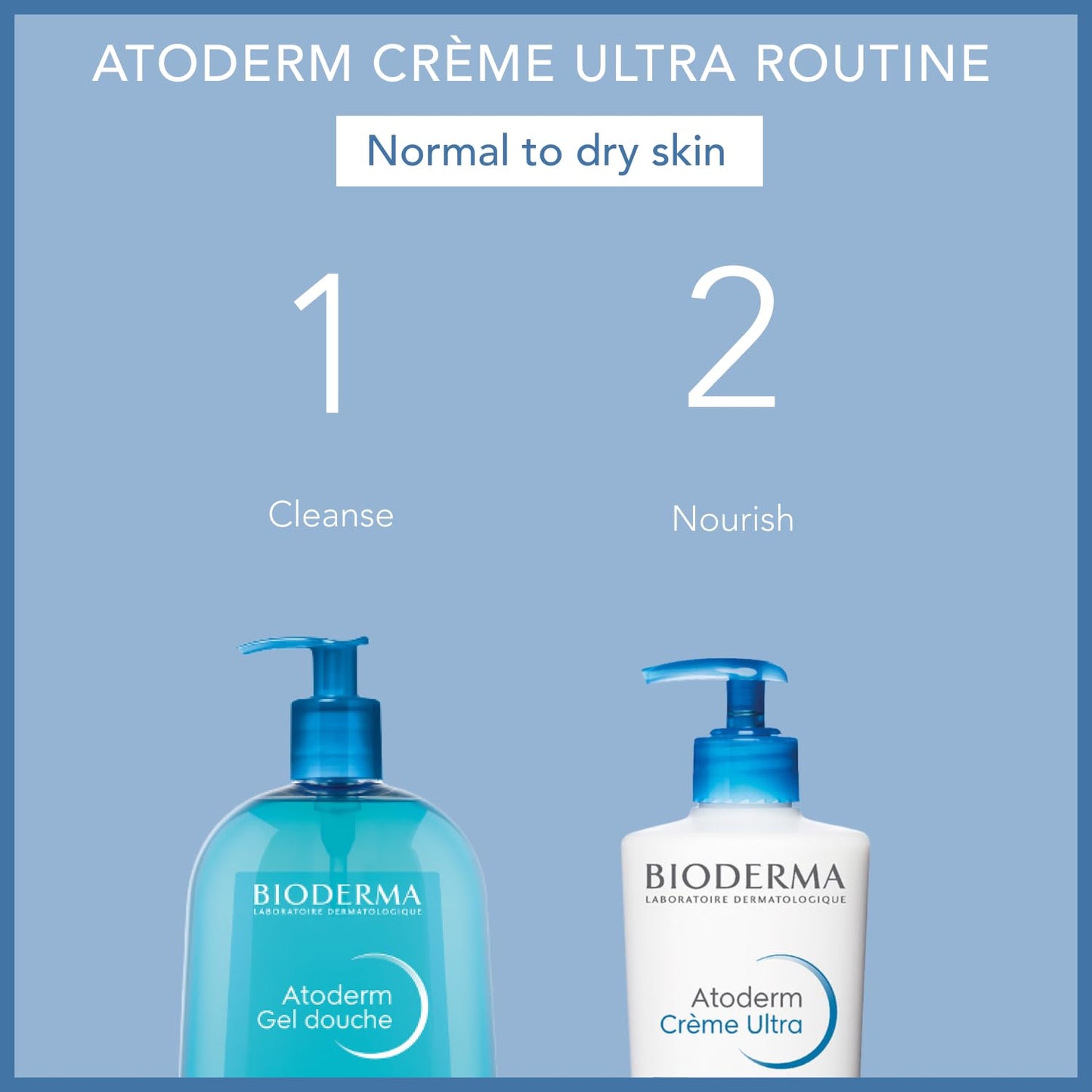 Bioderma Atoderm Cream Ultra, Hydrating Body Moisturizer - 6.7 fl oz