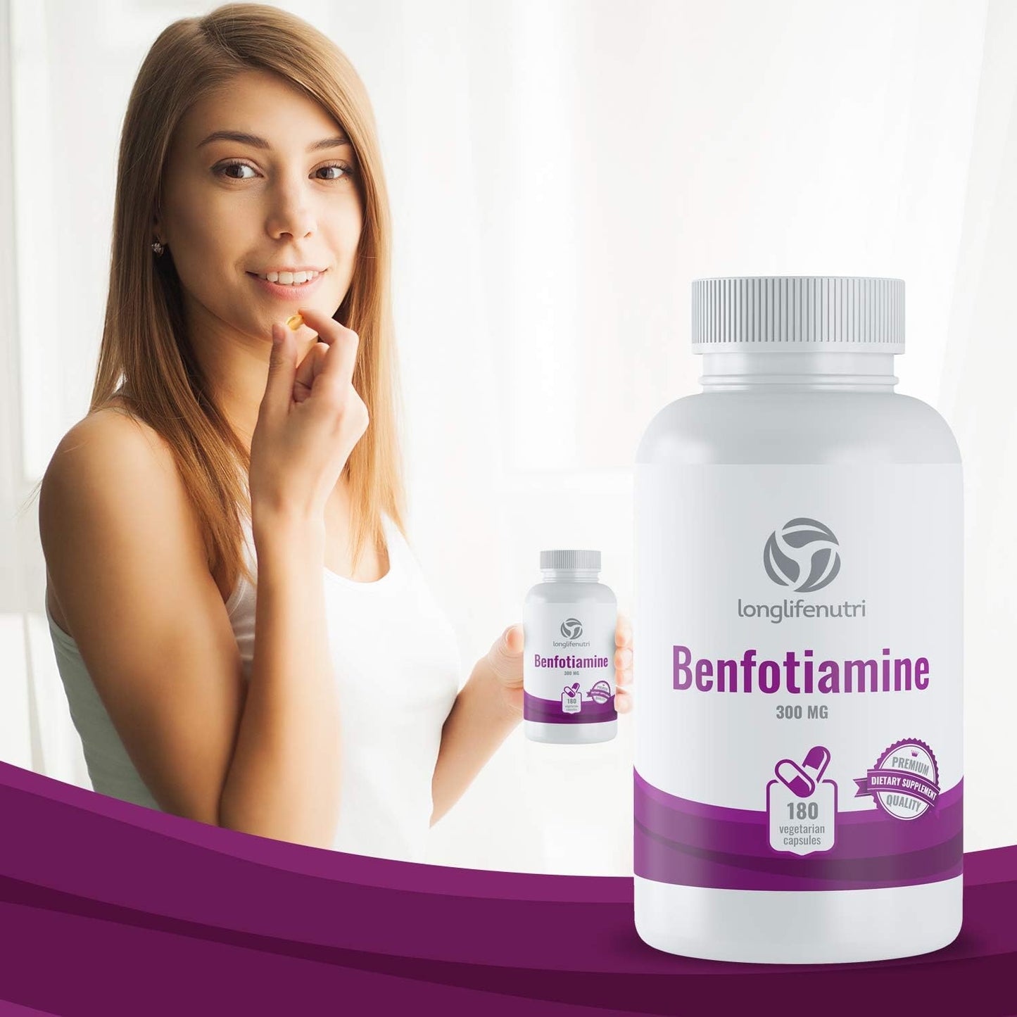 Benfotiamine 180 Vegetarian Capsules