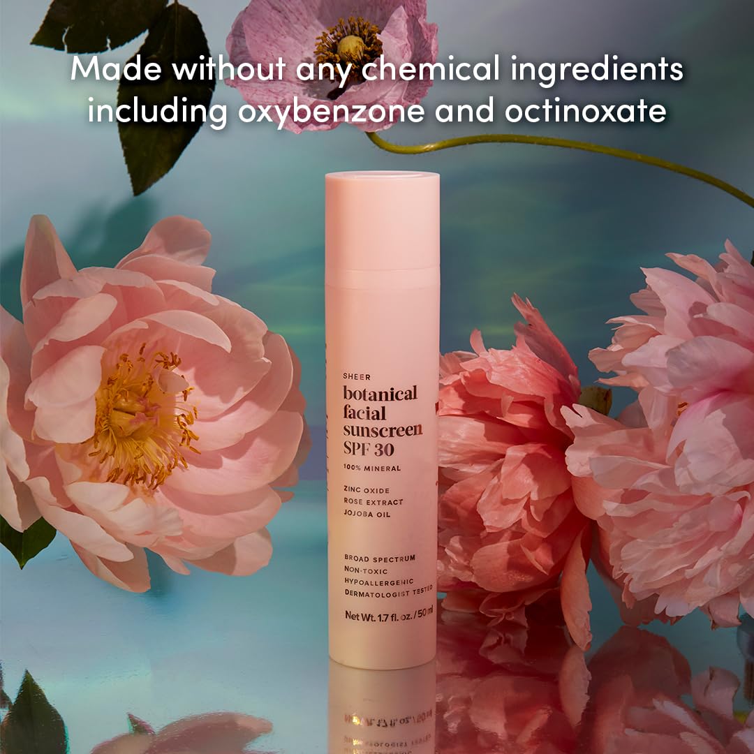 Evereden Sheer Botanical Face Sunscreen SPF 30 1.7 fl oz.