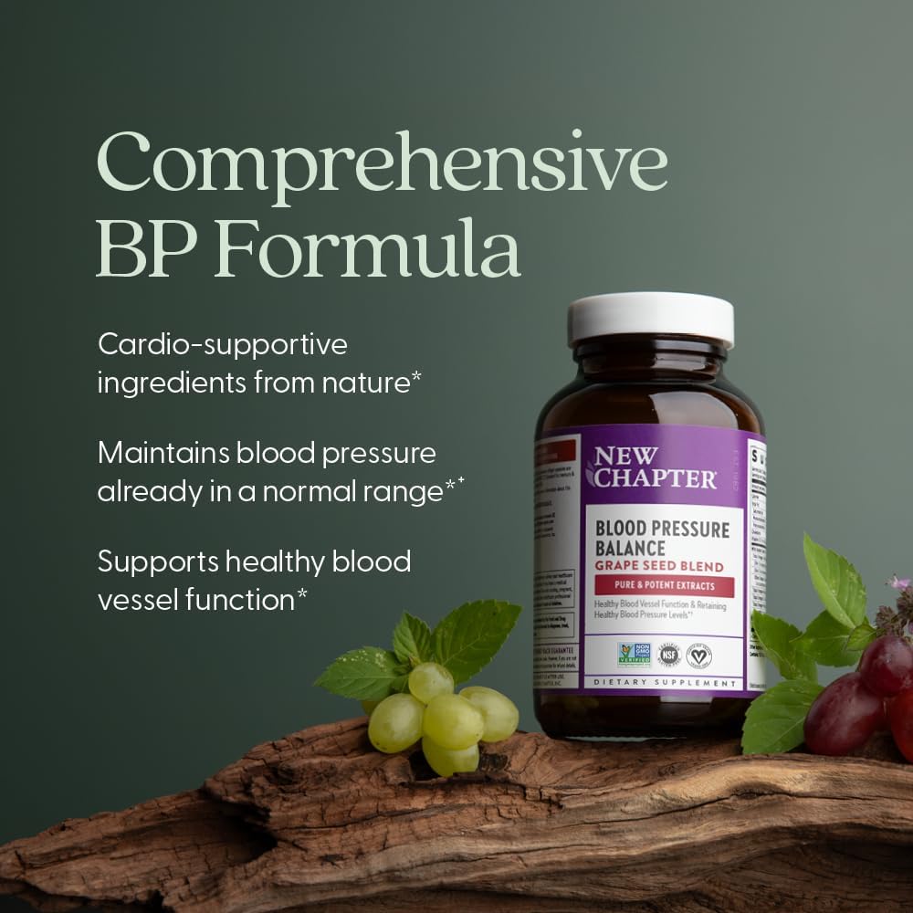 New Chapter Blood Pressure Supplement - 30 Count