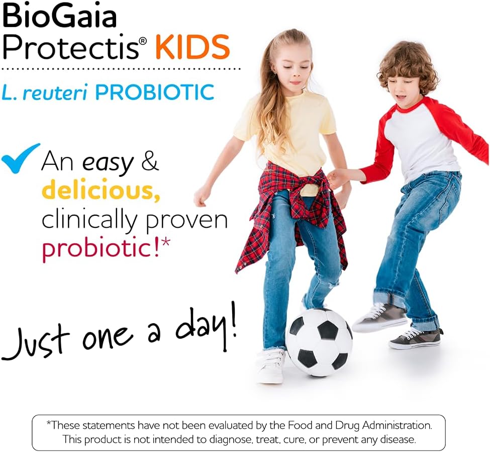 BioGaia Protectis Chewable Tablets for Toddlers, Kids, and  30 Tablets