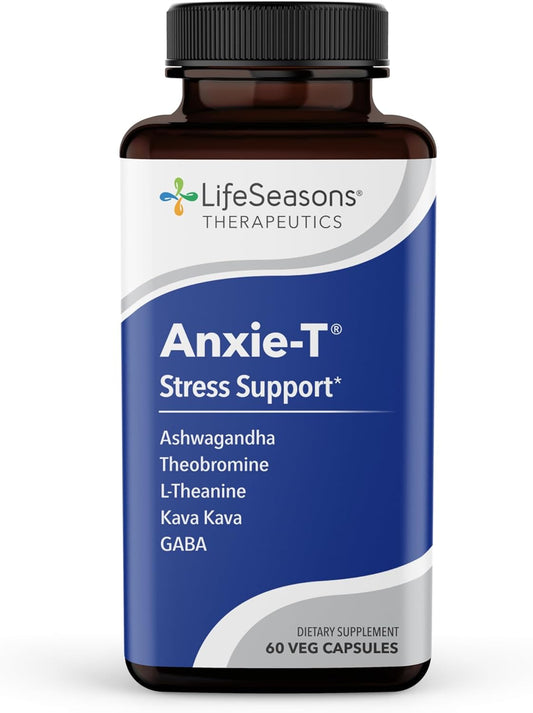 Anxie-T - Stress Relief Supplement - Supports Mood & Mental Focus  60 Capsules