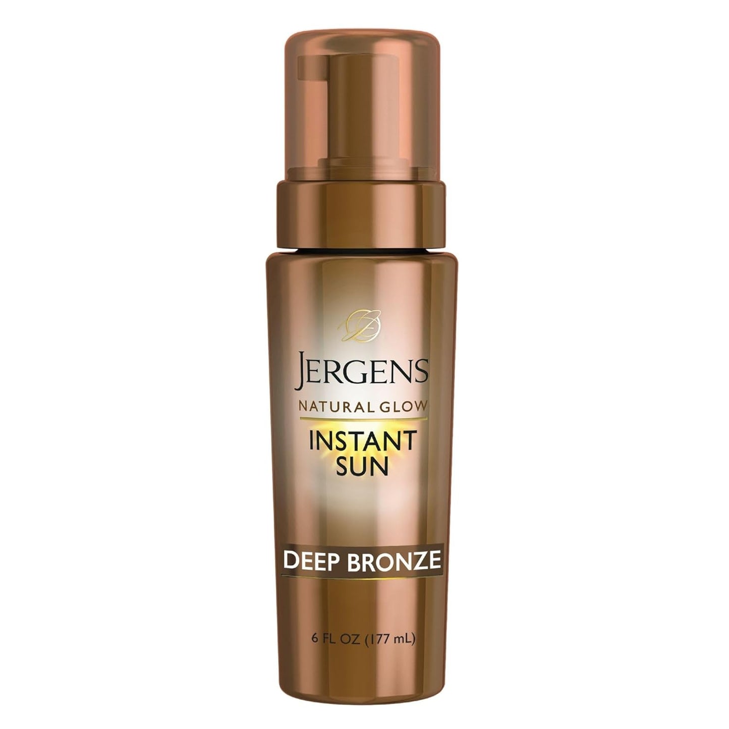 Jergens Natural Glow Instant Sun Body Mousse ,Deep Bronze 6 Oz