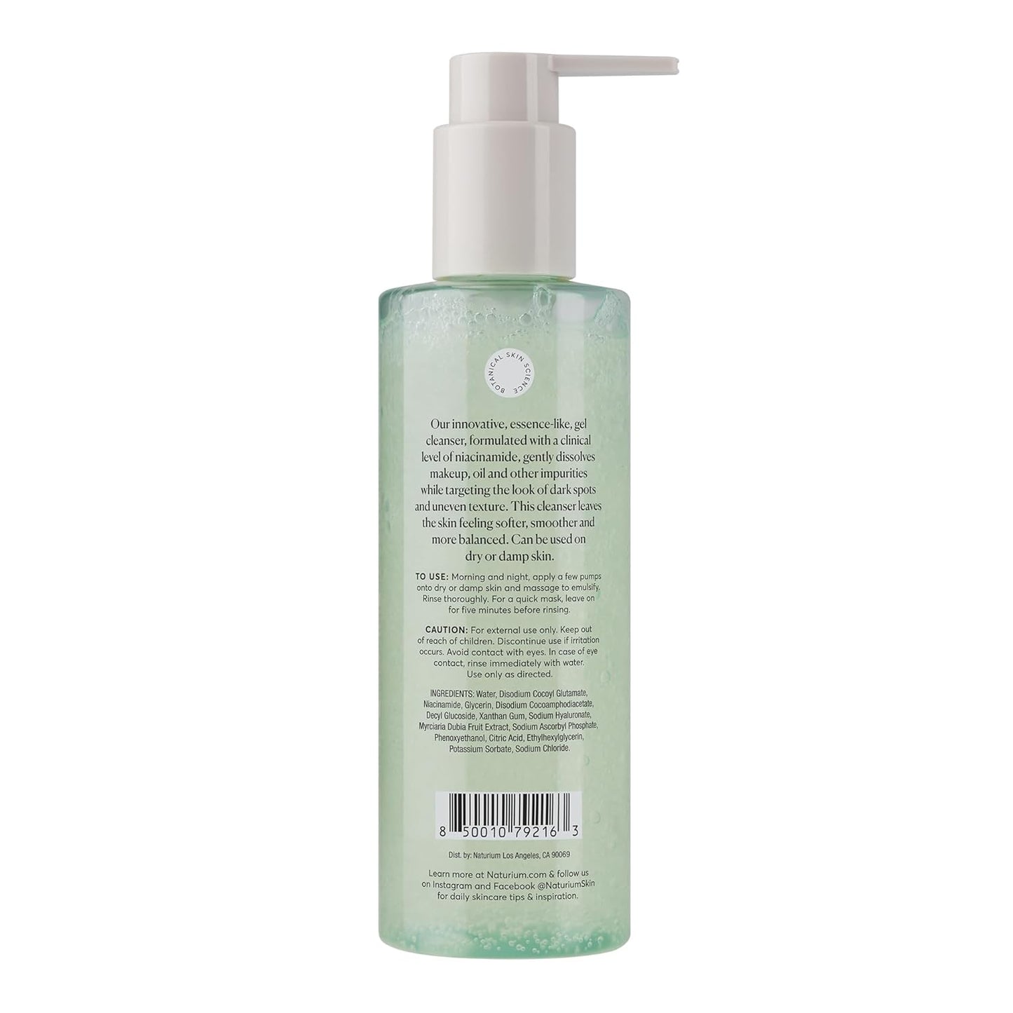Naturium Niacinamide Cleansing Gelée 3% Plus  Face Wash -  7.1 oz