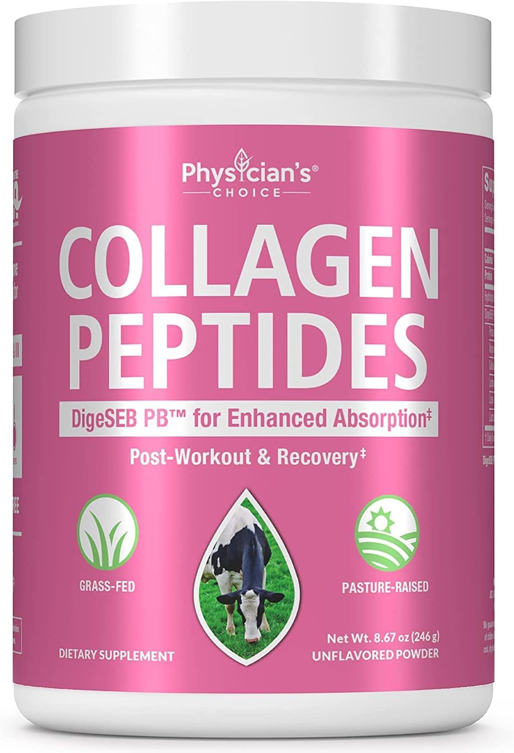 Physician's CHOICE Collagen Peptides Powder w/Digestive Enzymes - 35 servings pack of 1