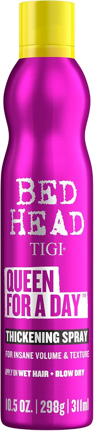 TIGI Bed Head Hair Thickening Spray, Queen for a Day – 10.5 Oz