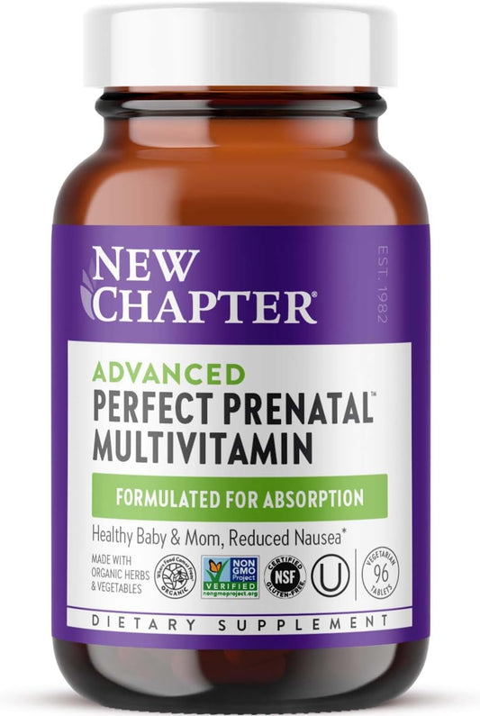 New Chapter Advanced Perfect Prenatal Vitamins - 96ct