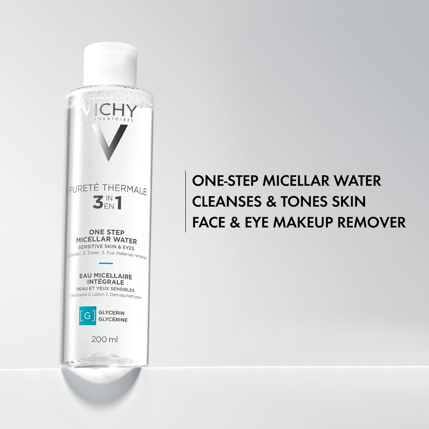 Vichy Pureté Thermale One Step Micellar Water Makeup Remover -200ml