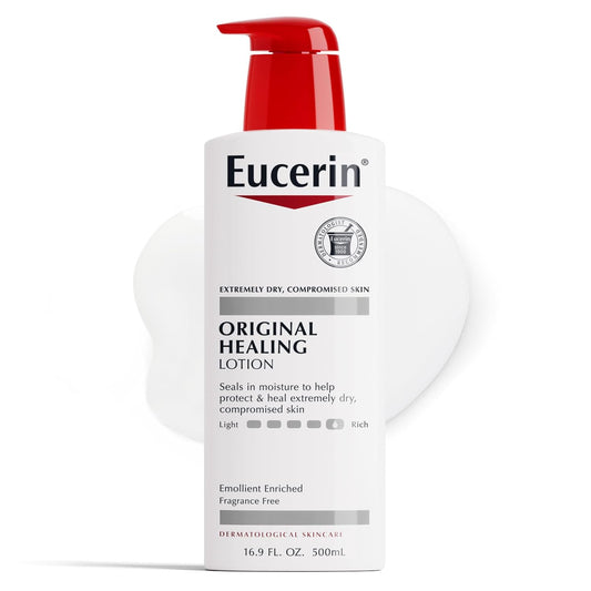 Eucerin Original Healing Rich Body Lotion for Extremely Dry, 16.9 Fl Oz