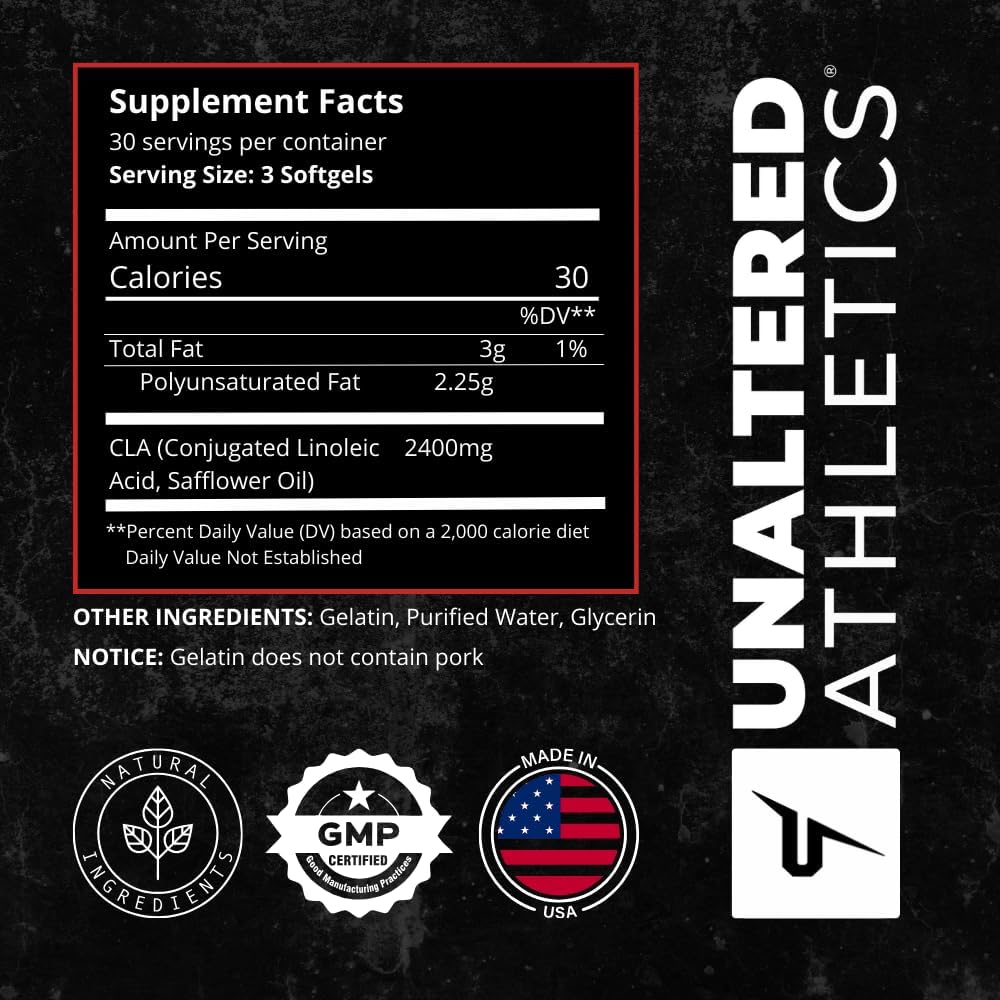 UNALTERED Fat Burner for Men - Lose Belly Fat, 90 count