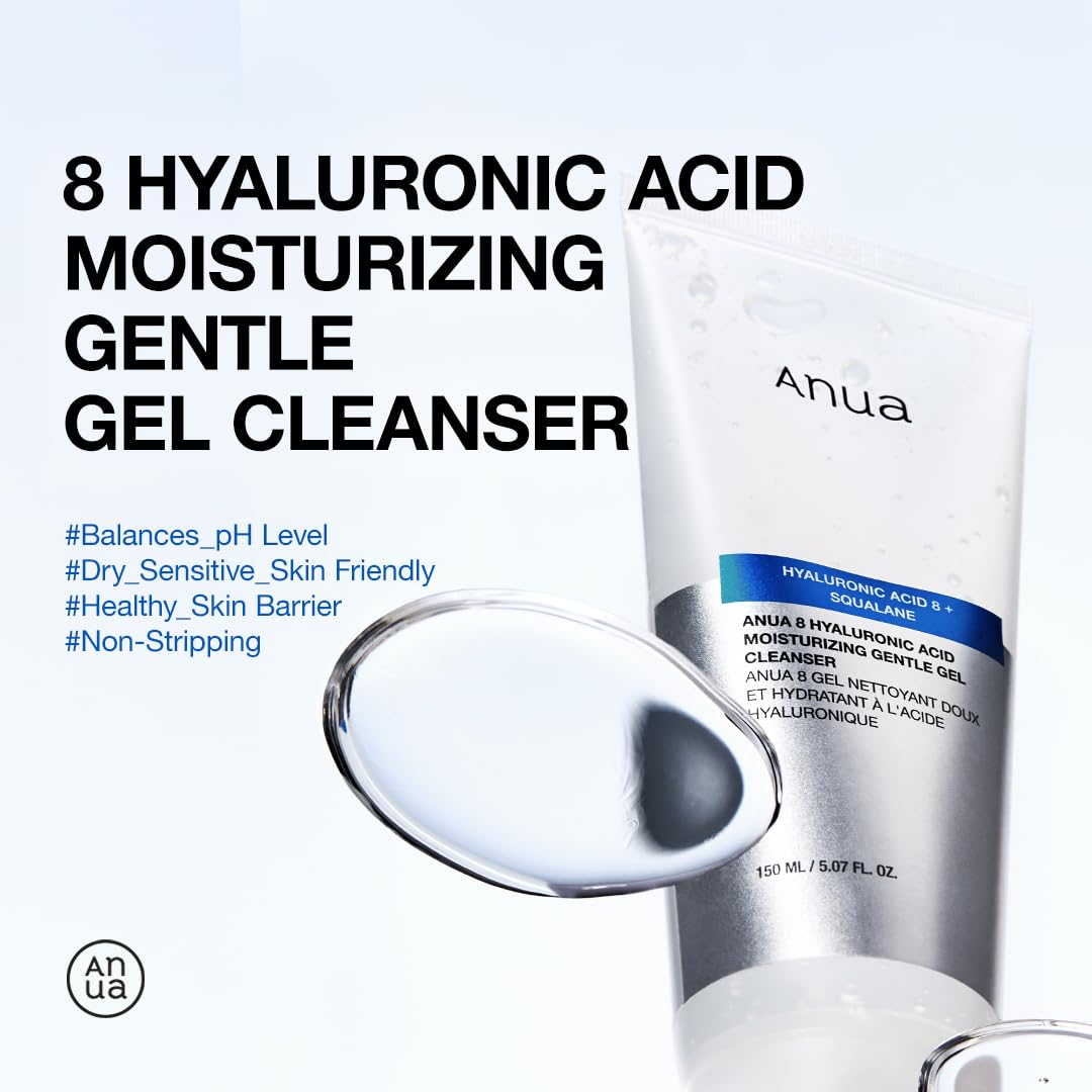 ANUA Moisturizing Gentle Gel Cleanser - 5.07fl oz