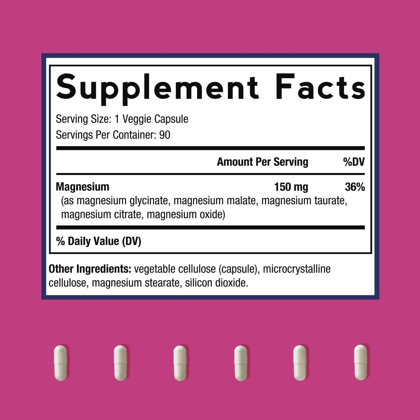 Doctor's Recipes Magnesium Complex,Magnesium Glycinate, 90 capsules