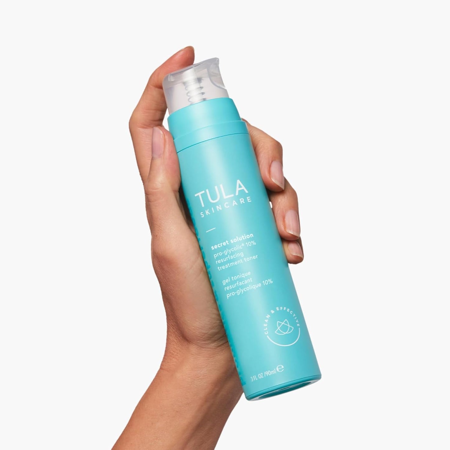 TULA Skin Care Secret Solution Pro-Glycolic 10% pH Resurfacing Toner - 2.7 oz.