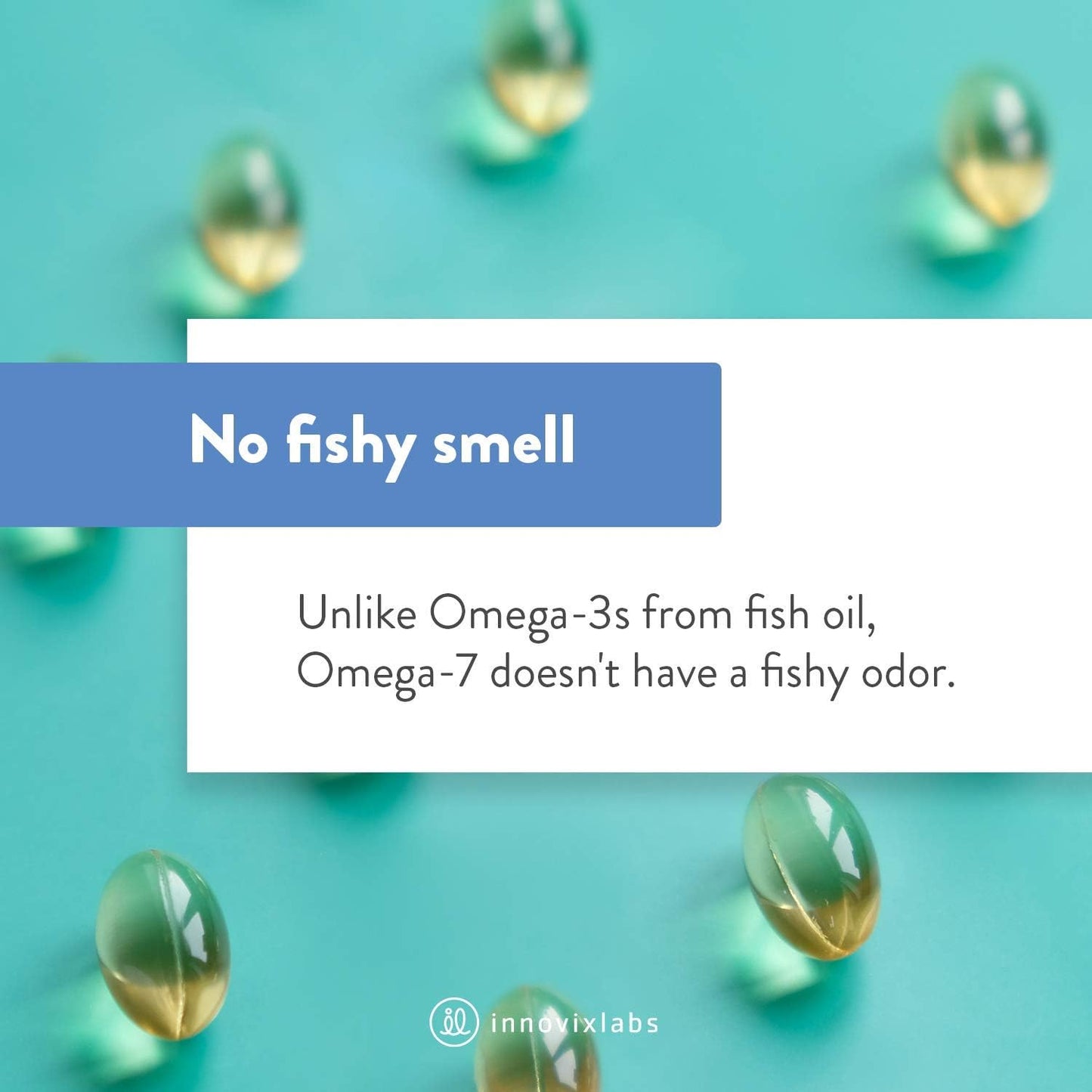 InnovixLabs Purified Omega 7, 30 Capsules (1-Month Supply), 210 mg Omega-7