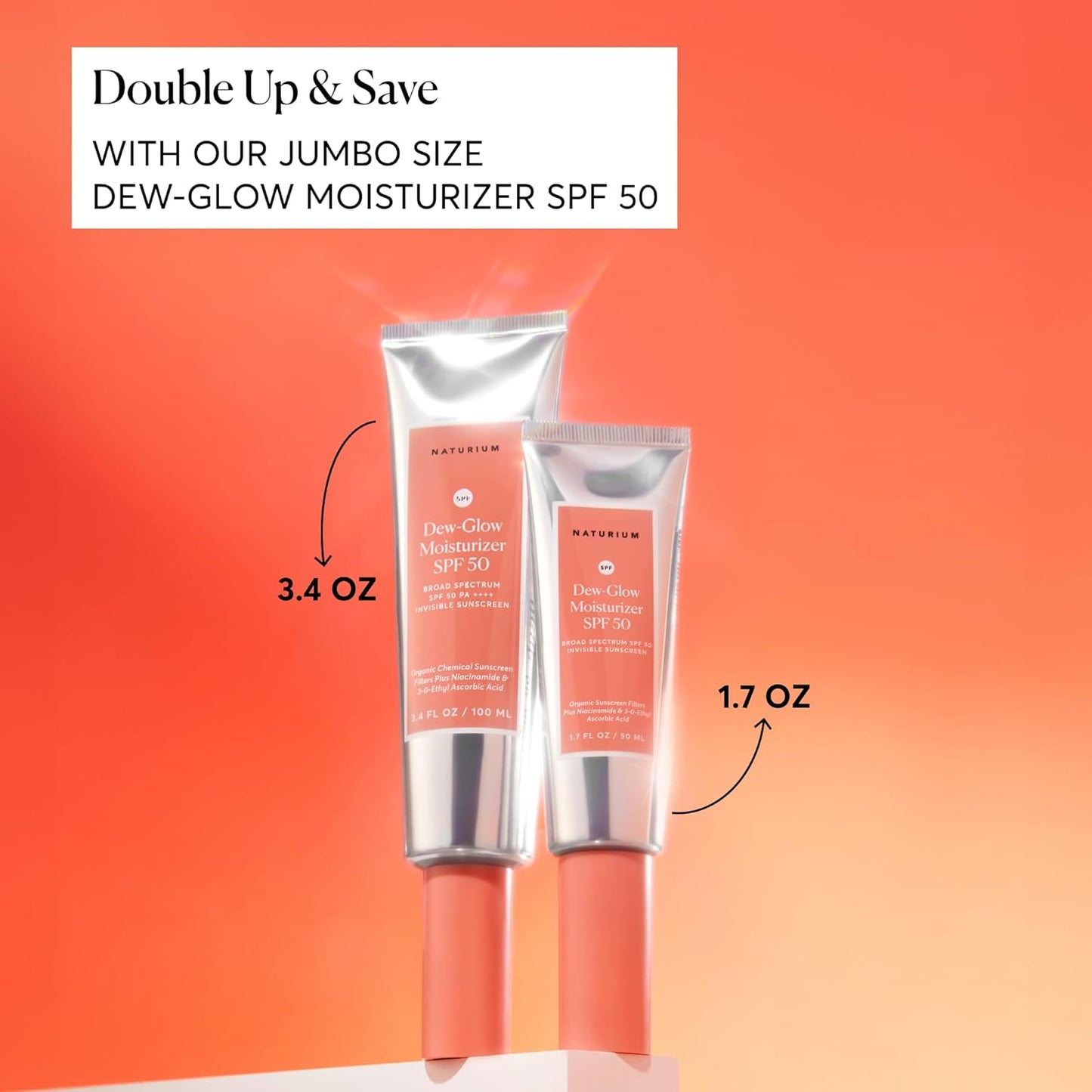Naturium Dew-Glow Moisturizer SPF 50 PA++++ - 1.7 oz