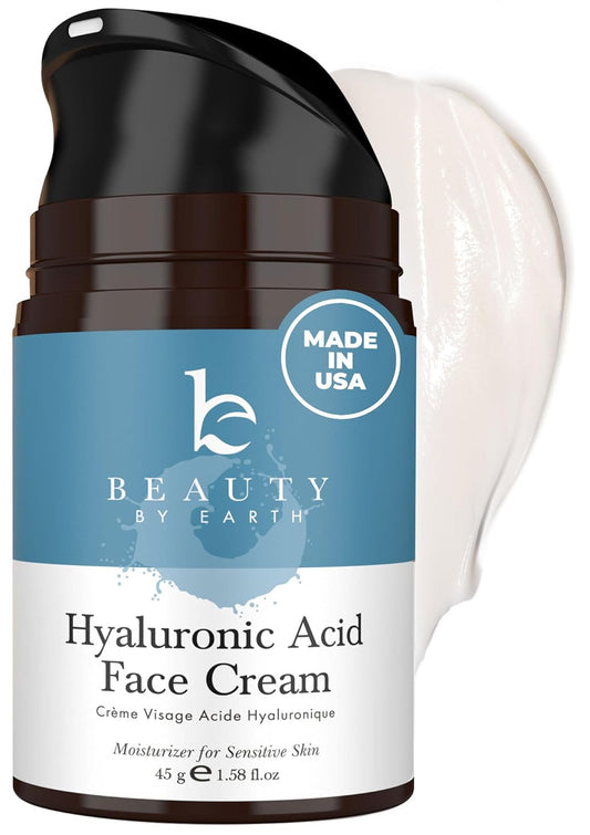Beauty By Earth Hyaluronic Acid Moisturizer for Face -1.58 fl oz