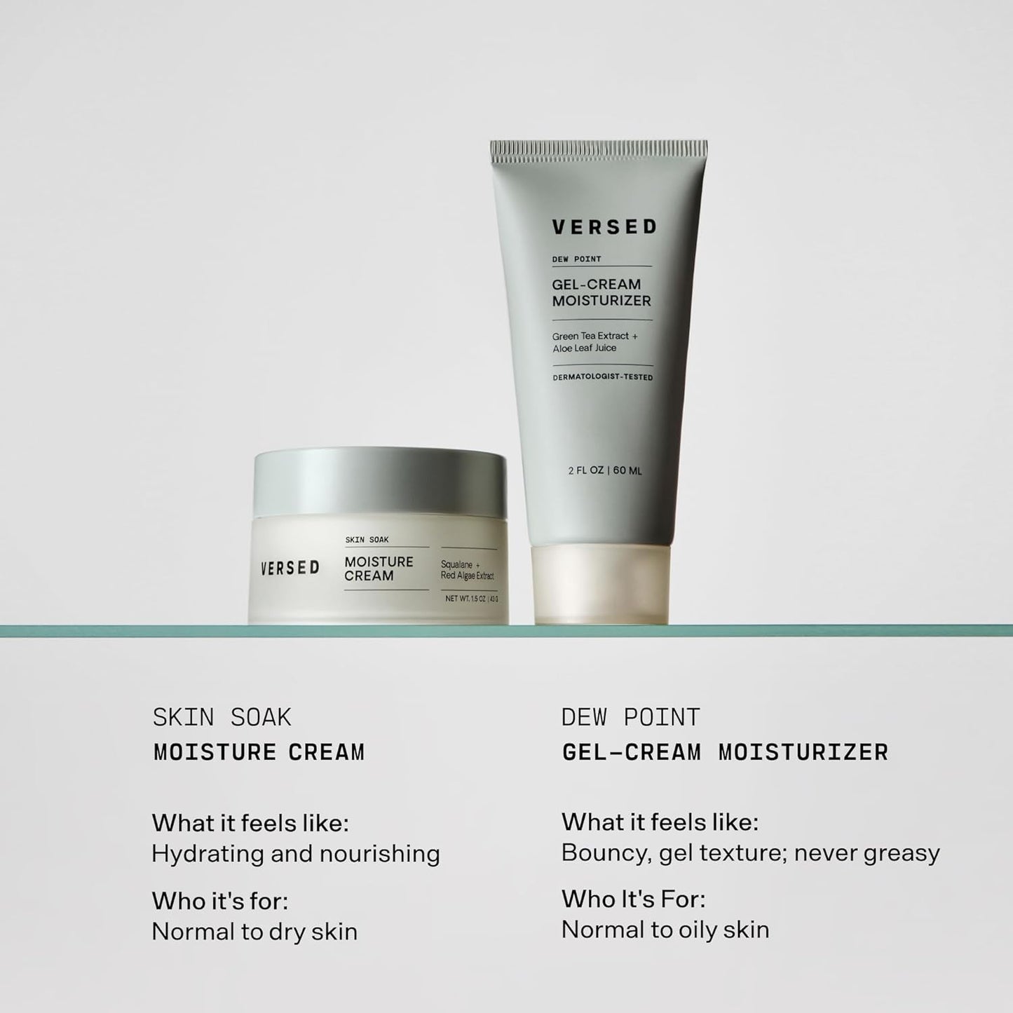Versed Skin Soak Rich Moisture Face Cream - 1.5 oz