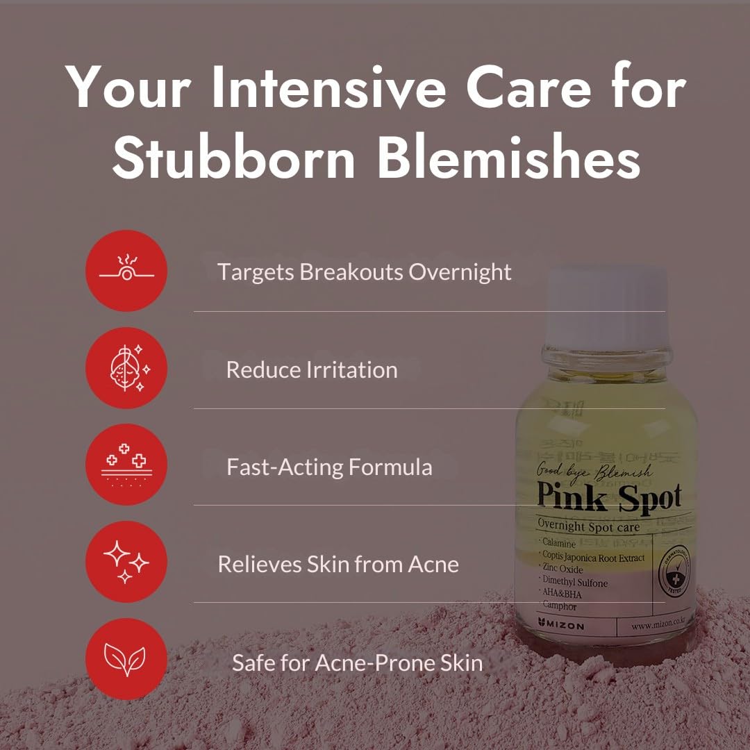 MIZON Pink Spot Overnight spot care - 0.65 fl oz