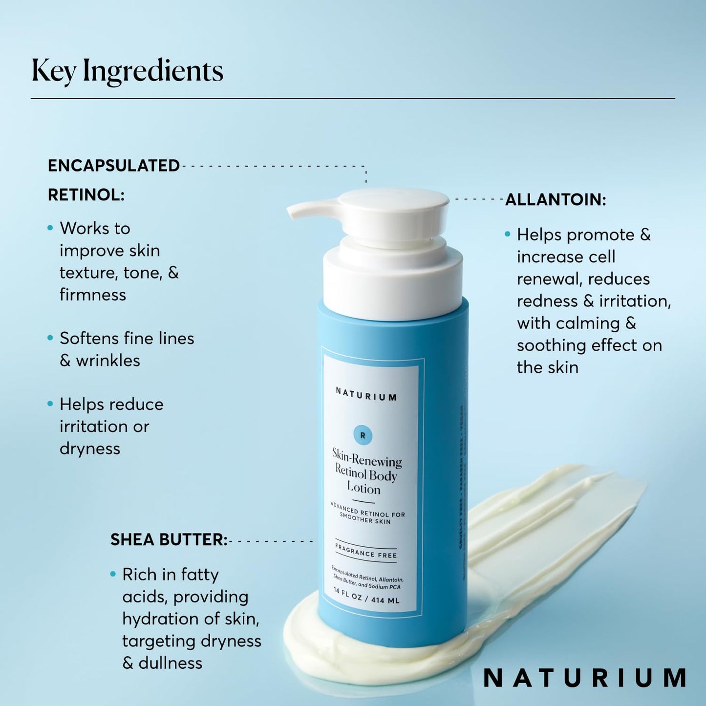 Naturium Skin-Renewing Retinol Body Lotion Jumbo - 14 oz