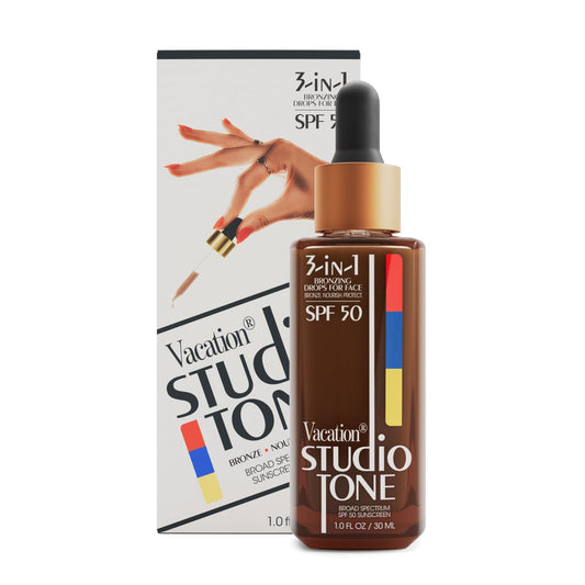 Vacation Studio Tone SPF 50 Sunscreen Bronzing Drops For Face,1 Fl. Oz.