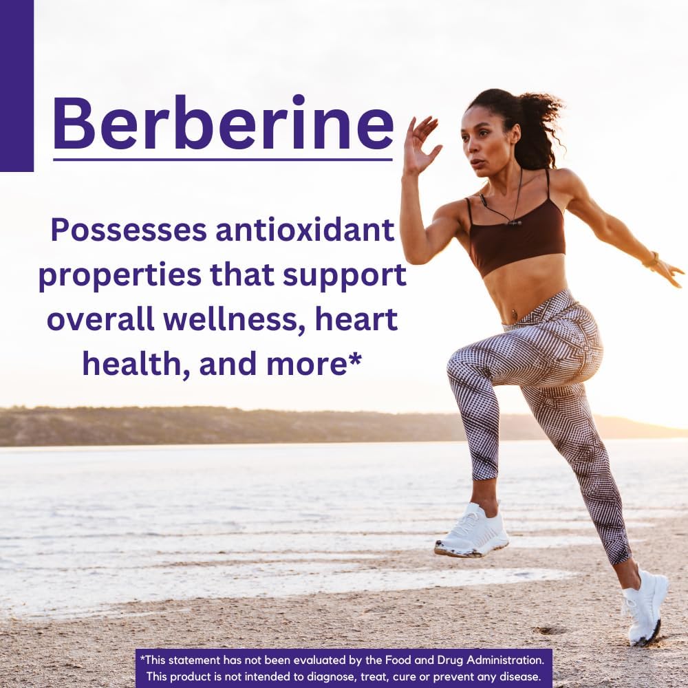 BESTVITE Berberine 500mg (120 Vegetarian Capsules)