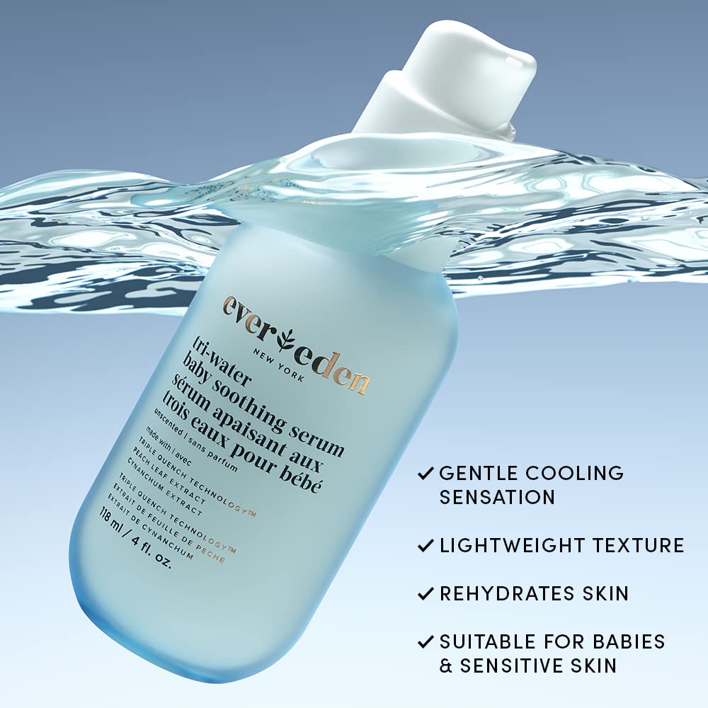 Evereden Tri Water Baby Serum, 4 fl oz
