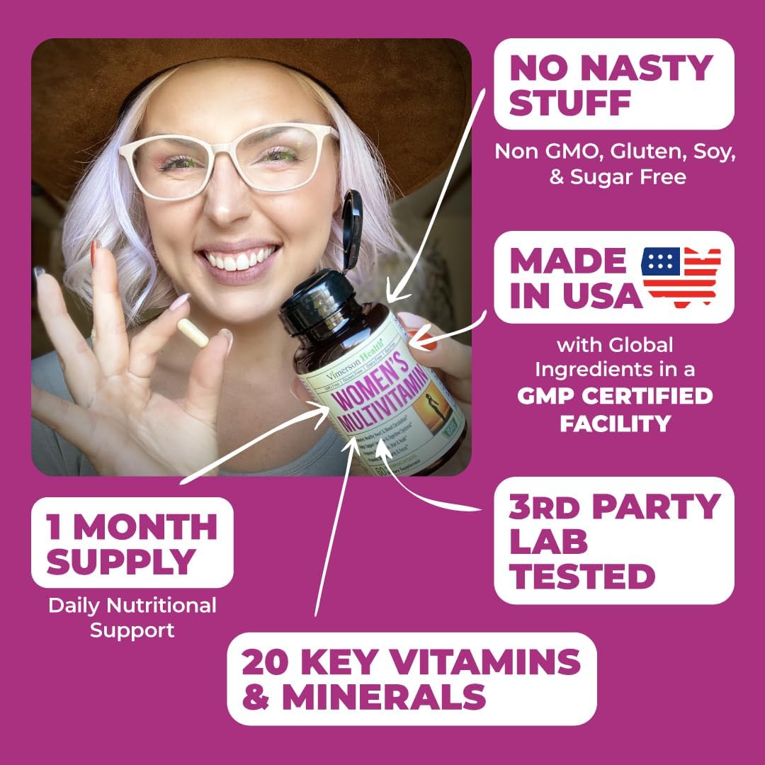 Multivitamin for Women - Womens Multivitamin & Multimineral Supplement 60 count