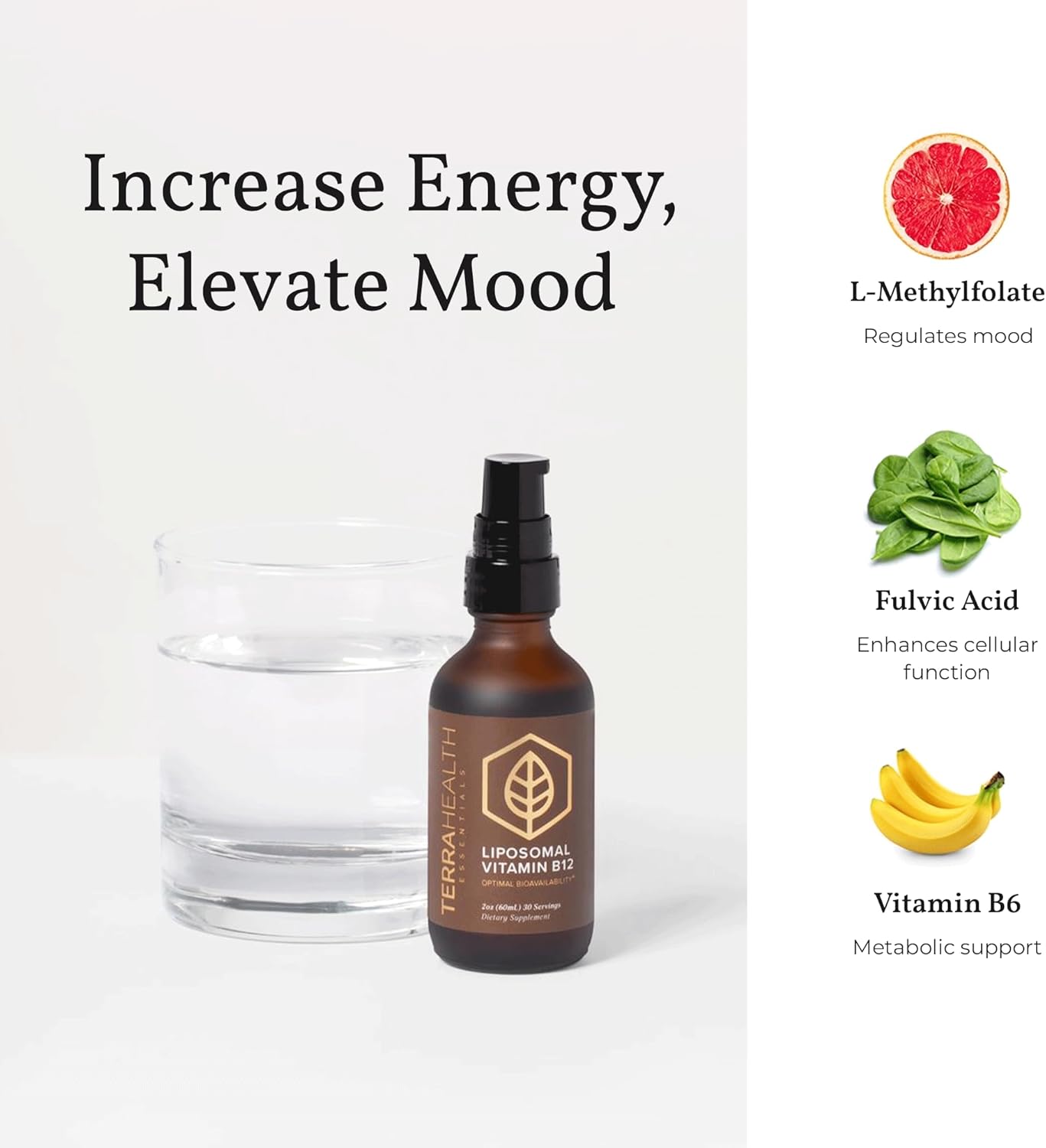 Terra Health Essentials - Liposomal B12  2 oz