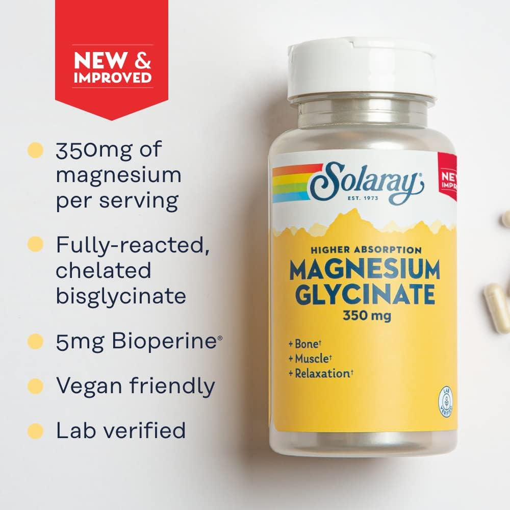 Solaray Magnesium Glycinate  240 VegCaps