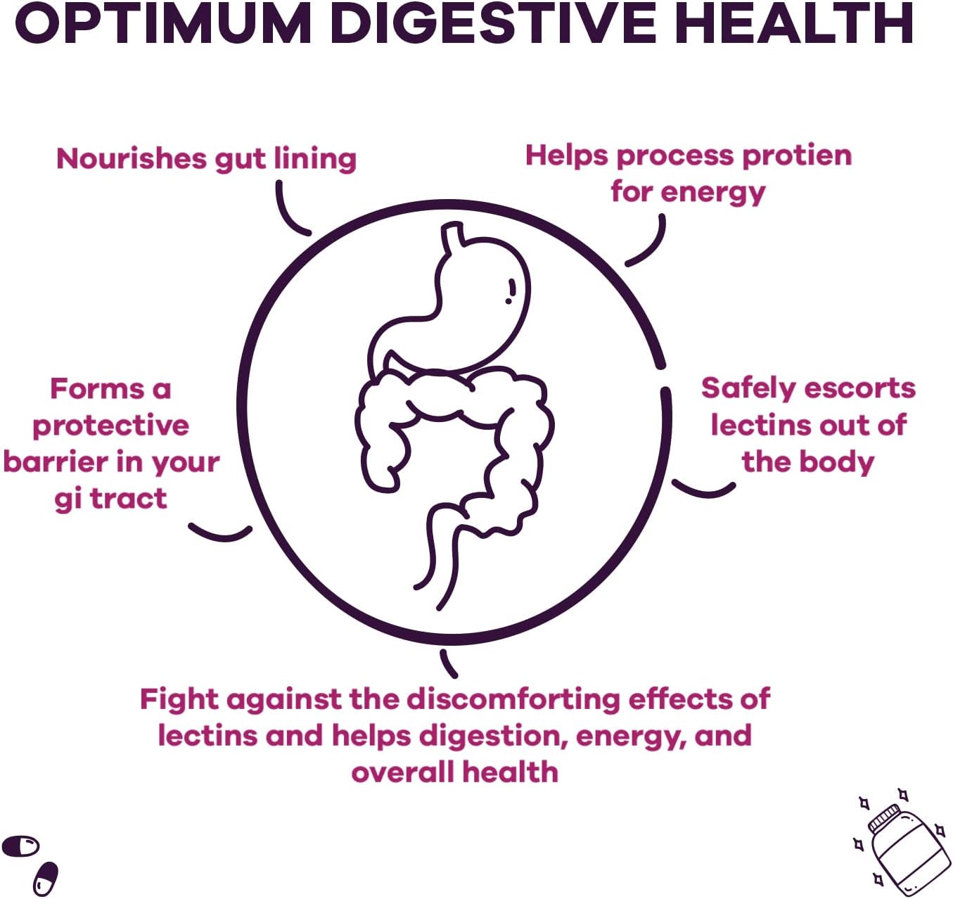 GOBIOTIX Lectin Defense - Lectin Blocker Supplement 60 Capsules